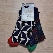 Fun socks! Трикотажні високі чоловічі шкарпетки 36-40 розмір 2 пари! Лот 78