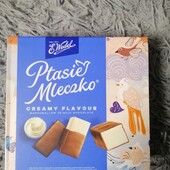 Пташине молоко з вершковим смаком в молочному шоколаді Wedel 340 г Польща