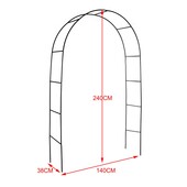 Садова декоративна арка для троянд, клематиса та інших в'юнів