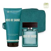 Чоловічий набір Ів роше туалетна вода гель 2в1 Bois de sauge yves rocher 