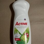 Засіб для миття посуду Active Apple Lime Яблуко лайм, 1л.