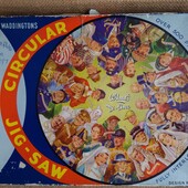 Вінтажний круговий пазл Waddingtons Circular Jigsaw 500 1960х