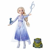 Ельза з тролем і ящіркою Фроузен2 оригинал Эльза кукла Elsa Frozen 2 від Хасбро