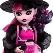 Монстр хай Дракулаура з улюбленцем Monster high Draculaura doll with pet Bat-Cat оригінал