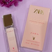 Zara Frosted Cream 40 мл. с феромонами. Яркий, соблазнительный, сладкий, фруктово-цветочный аромат ❤