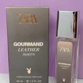 Zara Gourmand Leather No0059 40 мл. с феромонами. Шикарный, кожаный аромат для мужчин.