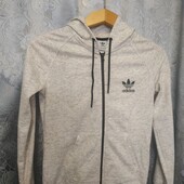 Спортивная кофта Adidas(оригинал) унисекс XS/S на рост 158,см.замеры