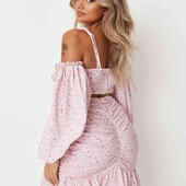 Міні спідниця в квітковий принт Missguided M