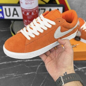 Nike кеды из натуральной кожи! Vietnam 40-44р оранж