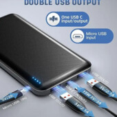 Power bank Acmaker Q1071 портативное зарядное устройство 10000mAh, павер банк