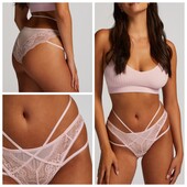 Hunkemoller! Трендові жіночі труси, страп-панти 2Хл розмір pale mauve! Лот 240