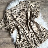 Блуза з леопардивом принтом, XL