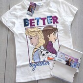 Футболка Disney, паєтки перевертиші, 122-128см. В упаковці!
