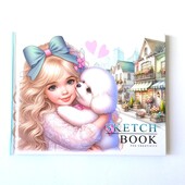 Sketchbook | альбом для скетч маркеров | скетчбук для рисования | блокнот для скетчинга 24 листа
