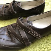 Туфлі, туфли, кожа, p. 40 устілка 26 см, Clarks. в ідеалі