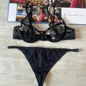 Кружевной бюстгальтер 70b и трусы
