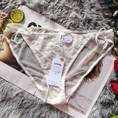Білі трусики в сіточку розмір XL
