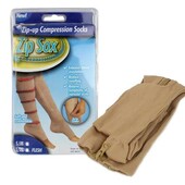 Zip Sox компресійні гольфи, шкарпетки для фіксації кісточок бежеві, розмір S/M, l/xl
