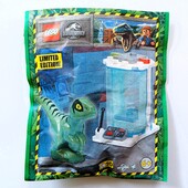 Lego Jurassic world "Baby raptor with incubator" (122327). Оригінал.