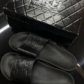 Шлепанцы мужские кожаные Richi Black 44