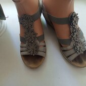 Женские босоножки на широкую ногу р.41