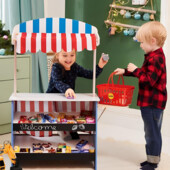 Игровой набор Витрина магазина / Детский театр 2в1 дерево Playtive