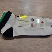 Livergy & US grand polo! Укорочені чоловічі шкарпетки! 3 пари! 43-46 розмір! Лот 207
