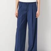 Штани із тонкої вовни із защипами limited edition zara XS-S