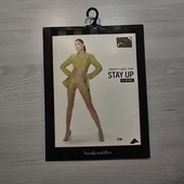 Hunkemoller! Жіночі панчохи з мереживом S/M розмір lima bean green! Лот 401