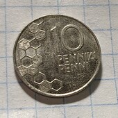 Монета Фінляндії 10 пенні 1990