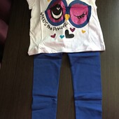 Футболка + легінси Children place на 4 роки