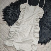 Zara XS, сукня екошкіра