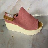 Стильні жіночі босоніжки. Еко замша. 36=23,5см, 38р=25см