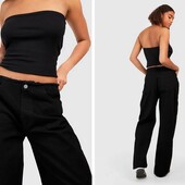 Джинсы новые прямые широкие трубы бренд — Boohoo xxl