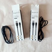 Кабель Havit на айфон або мікро юсб 2,0 А 1метр (нюанс) 0121