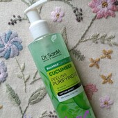 Гель-пілінг для обличчя dr.Sante з екстрактом огірка та зеленого чаю Cucumber Balance control 200 мл