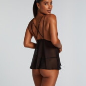 Пеньюар шифоновий із приватної колекціїї hunkemoller євро розмір XL.