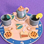 Деревянный чайный набор для детей Kinderplay