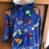 Меховушка, плюшева туника, худи, 11-13 р 158 см. Snuggie, слип, пижама.