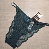 Hunkemoller! Мереживні жіночі труси Хл розмір deep teal! Лот 460