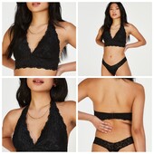 Hunkemoller! Мереживний жіночий бюстгальтер, бралет Л розмір caviar! Лот 49