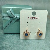 Сережки xuping позолота