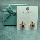 Сережки xuping позолота