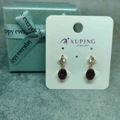 Сережки xuping позолота