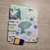 Лупілу! Трикотажна футболка для хлопчика 122/128, в лоті 2 шт! Лот 232