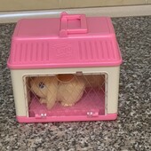 Флоксовий кролик little live pets в переносці. П’є і пісяє.