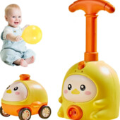 Детский игровой набор - воздушные гонки Yellow duck реактивные гоночные машинки с надувными шариками