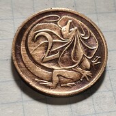 Монета Австралії 2 цента 1972