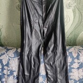 Missguided uk18 еко шкіра, палаццо зі стрілками