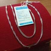 Распродажа!Эффектная серебряная красивая цепочка- 925 пр. . Новая с биркой!